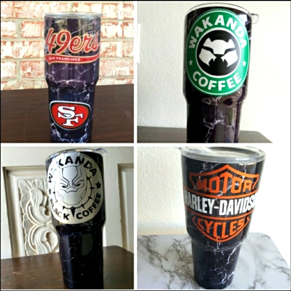 You get x1 custom made tumbler cup with name